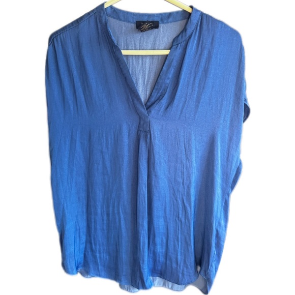 RACHEL Rachel Roy Tops - RACHEL Rachel Roy Blue Blouse